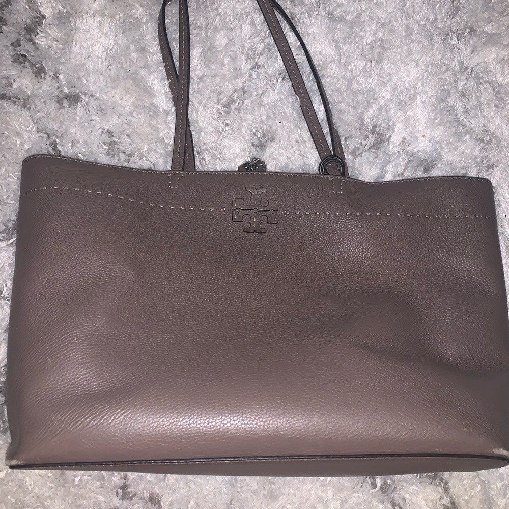 Tory Burch Brown Leather Tote
